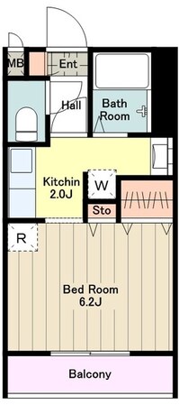 エスルミエールの物件間取画像